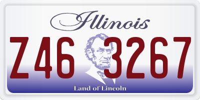 IL license plate Z463267