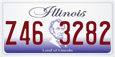 IL license plate Z463282