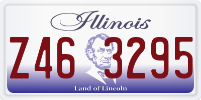 IL license plate Z463295
