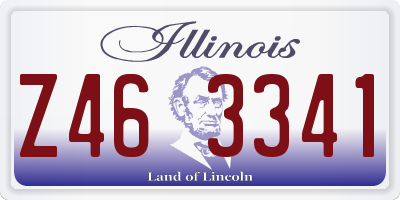 IL license plate Z463341