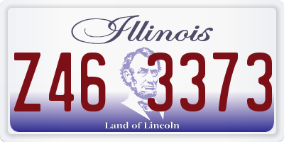 IL license plate Z463373