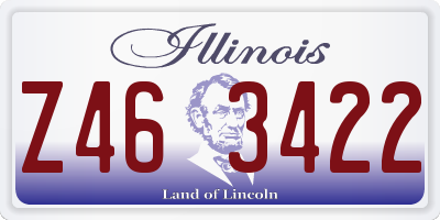 IL license plate Z463422
