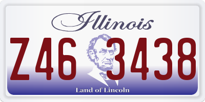 IL license plate Z463438