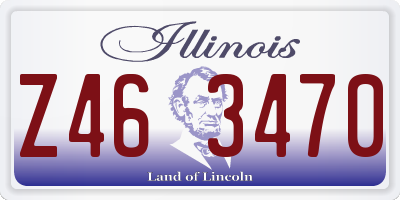 IL license plate Z463470