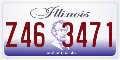 IL license plate Z463471