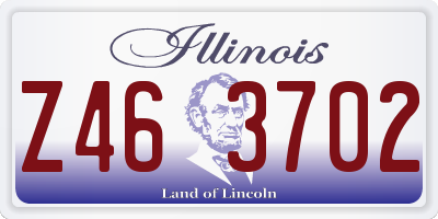 IL license plate Z463702