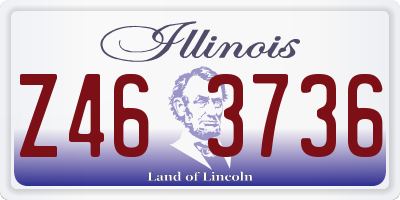 IL license plate Z463736