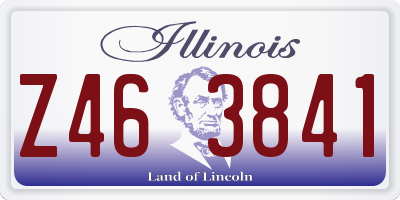 IL license plate Z463841