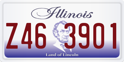 IL license plate Z463901