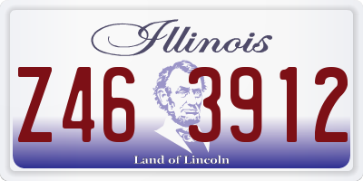 IL license plate Z463912