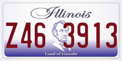IL license plate Z463913