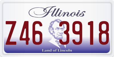 IL license plate Z463918