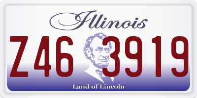 IL license plate Z463919