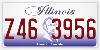 IL license plate Z463956