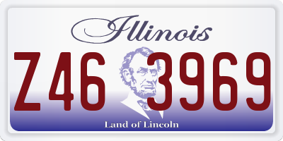 IL license plate Z463969