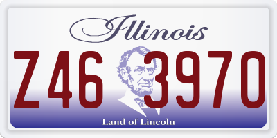 IL license plate Z463970