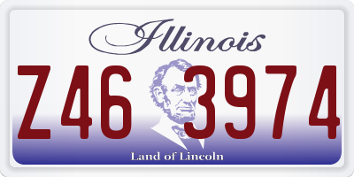 IL license plate Z463974