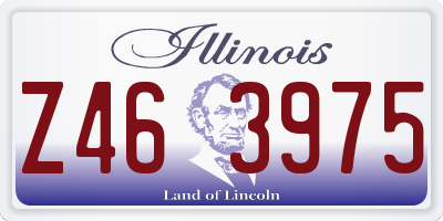 IL license plate Z463975