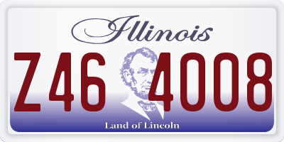 IL license plate Z464008