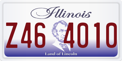 IL license plate Z464010