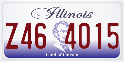 IL license plate Z464015
