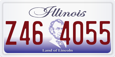 IL license plate Z464055