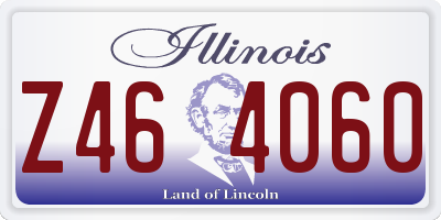 IL license plate Z464060