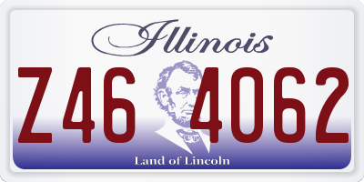 IL license plate Z464062