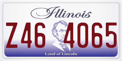 IL license plate Z464065