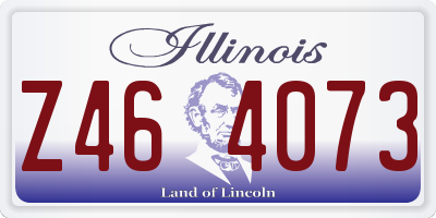 IL license plate Z464073