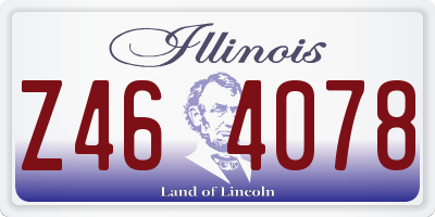 IL license plate Z464078