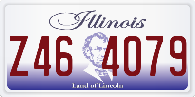 IL license plate Z464079