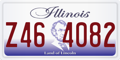IL license plate Z464082