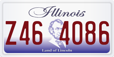 IL license plate Z464086
