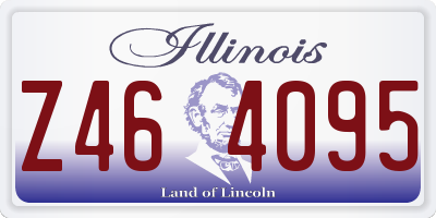 IL license plate Z464095
