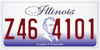 IL license plate Z464101
