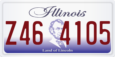 IL license plate Z464105