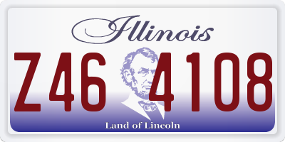 IL license plate Z464108