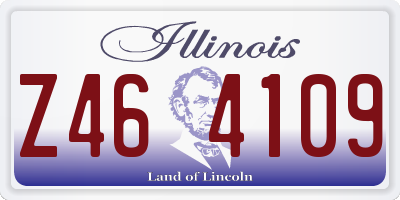 IL license plate Z464109