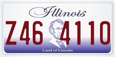 IL license plate Z464110