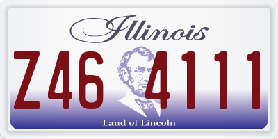 IL license plate Z464111
