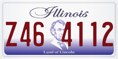 IL license plate Z464112