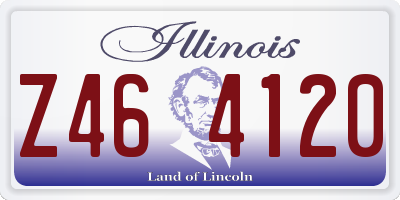 IL license plate Z464120