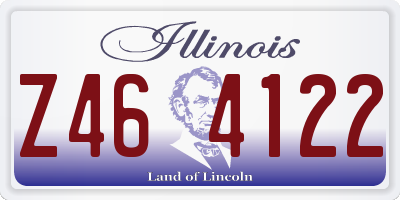 IL license plate Z464122
