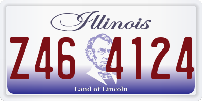 IL license plate Z464124