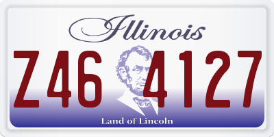 IL license plate Z464127