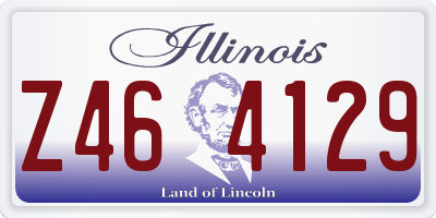 IL license plate Z464129