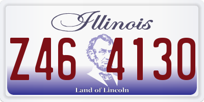 IL license plate Z464130