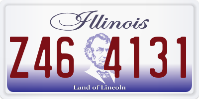 IL license plate Z464131