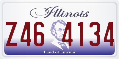IL license plate Z464134